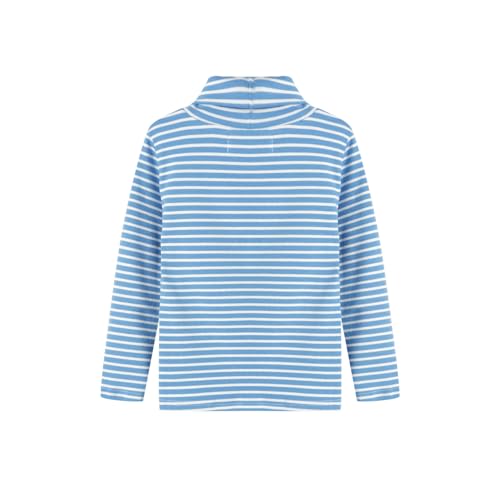 Image of Mud Kingdom Little Girls Long Sleeve Tee Shirts Soft Turtleneck Layering Pullover Slim Stretchy Tops