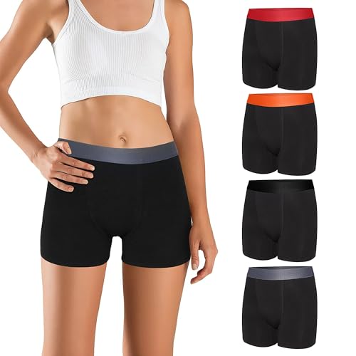 Lakpoau Mutande Boxer Donna Culotte a Pantaloncino Cotone Shorts Pantaloncini Sottogonna Donna Boxer...