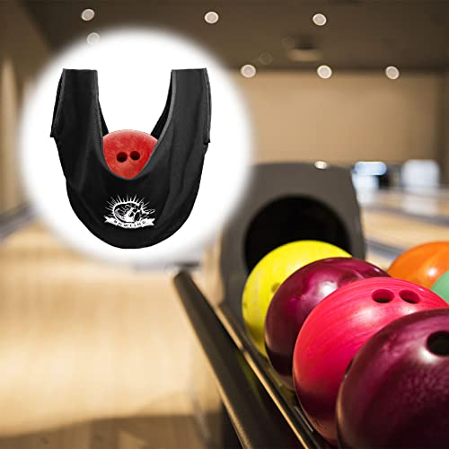 Jiaufmi 2 Pcs Washable Bowling Ball Polisher Bags Bowling Ball Cleaner Holder Bags Black Bowling See Saws Bowling Cleaner Towels For Bowling Ball Cleaning #TOP5
