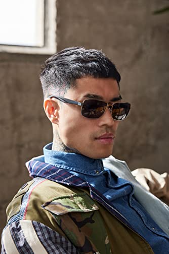 Skechers Men's Se6016 Aviator Sunglasses, Black, 59 mm2