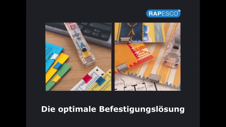Rapesco Supaclip 60 Set - Wiederverwendbare Klammern Mit Spender