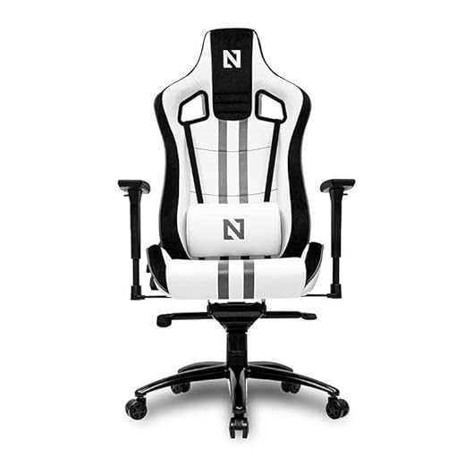 Cadeira Gamer Netenho Rozhok, Branca e Cinza, NT-RHK-WT01
