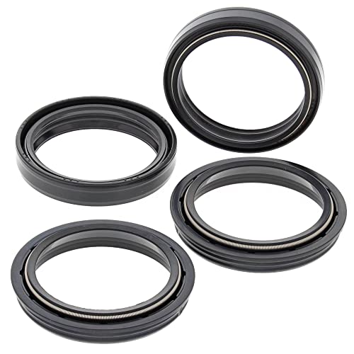 All Balls Racing 56-142 Fork & Dust Seal Kit Compatible With/Replacement For Buell Honda Husqvarna Kawasaki Suzuki #TOP8