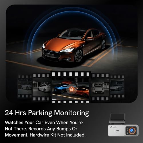 Image of Nextro X700 DualVision Plus Dashcam, 4K Front + 1K Rear, STARVIS Sensor, ADAS, Built-in GPS,150 Wide Angle, Wi-Fi App, Night Vision, WDR, G-Sensor, 3.2 inch IPS Display, Parking Monitor