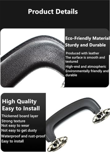 Plastic PU Leather Black Suitcase Luggage Case Handle Grip for Guitar Musical Box Handbags Replacement Handles Accessories 1PCS3