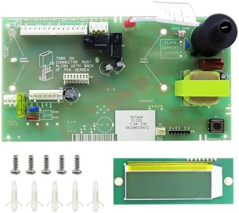 013464F PC Board Control & 013640F LCD Display Pool Replacement for Raypak Digital Gas Heater Model 185B, 265B, 335B,405B,206A, 266A, 336A, 406A, 207A, 267A, 337A, and 407A