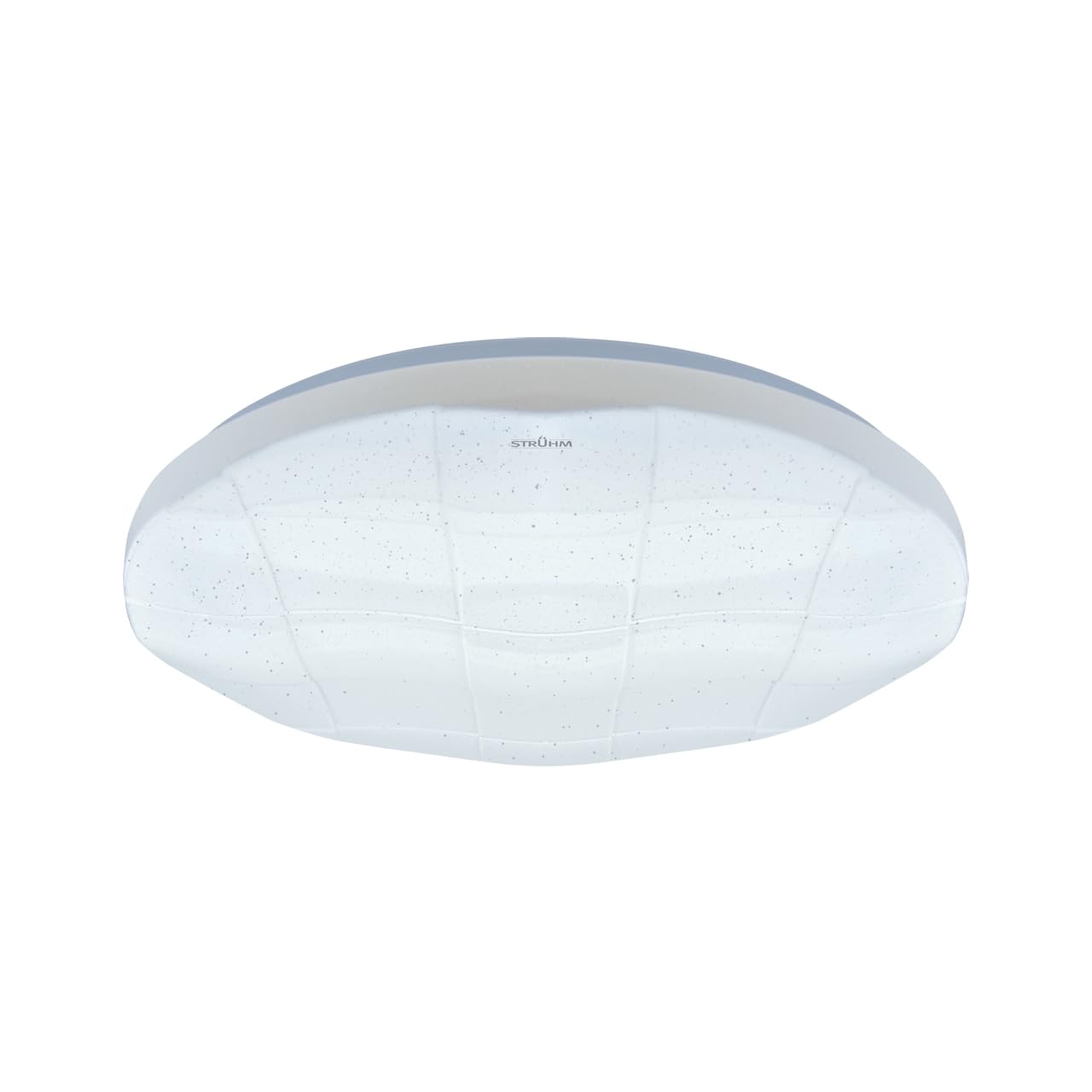 Licht-Erlebnisse LED Deckenleuchte mit Sternenhimmel rund Ø 37 cm IP44 Weiß 4000 K neutralweiß 2490 lm Deckenlampe Bad Badezimmerlampe