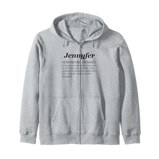 JENNYFER Prénom Définition | Synonyme Déesse - Drôle Humour Sweat à Capuche