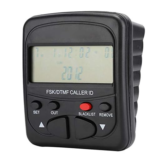 DAUERHAFT Bloqueur d'appels téléphoniques Bloqueur d'appels Double système d'arrêt des appels indésirables Stockage Permanent ABS Durable, pour Les téléphones Fixes, pour Le bloqueur d'appels, pour