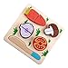Produktbild rongweiwang Woode Cut Spielzeug Obst Gemüse Obst Dessert Kinder Kochen Küche Spielzeug Lebensmittel Puzzle Pretend Play Educational Kinder