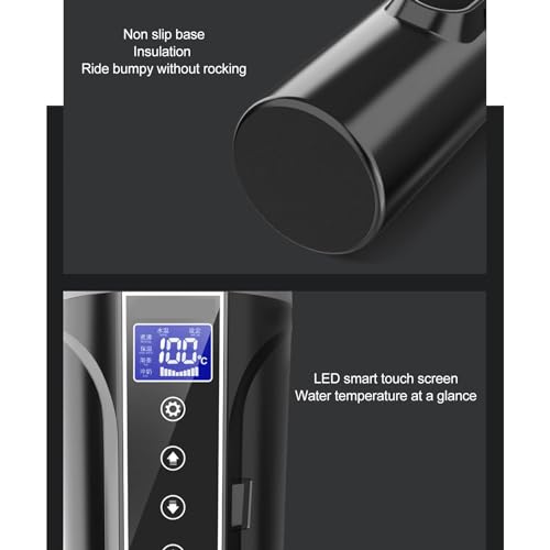 Tetera Eléctrica de Viaje 500ml Negra miniatura 2