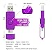 32GB USB Type-C Flash Drive, BorlterClamp USB C 3.0 Jump Drive Memory Stick Dual Port for Android Smartphones Samsung Galaxy S10/S9/S8/Note 9, LG, Huawei, Tablets & Computer (Purple)