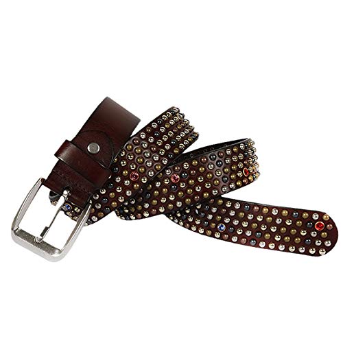 Ceinture punk rock cuir anti-rayures finie la boucle usée
