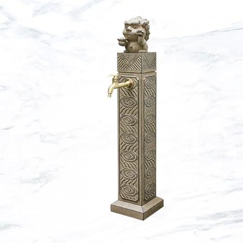 Grifo de columna exterior,Tipo columna de grifo de jardín,grifo de columna de jardín,Jardín de columna de agua,grifo jardin antihielo,fuente jardin exterior,estación dispensadora de agua para jardín(B