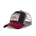 Von Dutch Casquette Trucker homme filet Square Bleu Marine