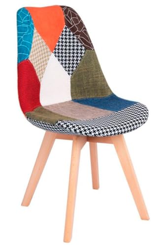 Regalos Miguel - Sillas Comedor - Silla Synk Patchwork - Patchwork Clear
