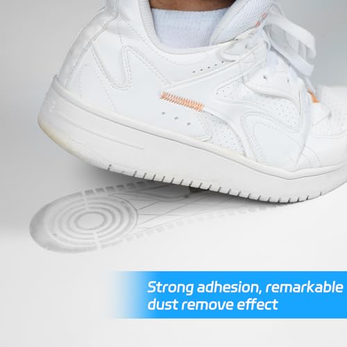 Image of mopam 300 Sheets 24 inch x 36 inch Sticky Mats for Cleanrooms White Adhesive Mats (10 Pads of 30 Sheets) Walk Off Tacky for Laboratories Homes Construction Sites and More Remove Dust and Dirt from Shoes
