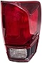 Brock Aftermarket Replacement Passenger Right Combination Tail Light Assembly Without Black Bezel Compatible With 2018-2021 Toyota Tacoma SR/SR5