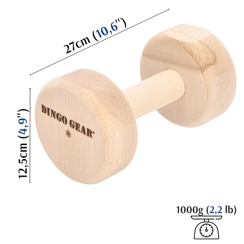 Dingo Gear Apport Holz Spiel Training Ausbildung IGP Apportieren IPO Geklebt, 1000 g S02517