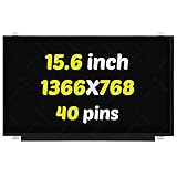 PEHDPVS 15.6' Screen Replacement for ASUS X502C LCD Screen 1366x768 40Pin Laptop Display Panel