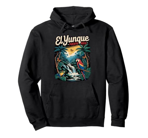 El Yunque National Forest Puerto Rico Souvenir Pullover Hoodie