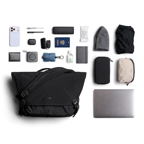 Bellroy Venture Messenger 16” Bolsa para Laptop Negra miniatura 7