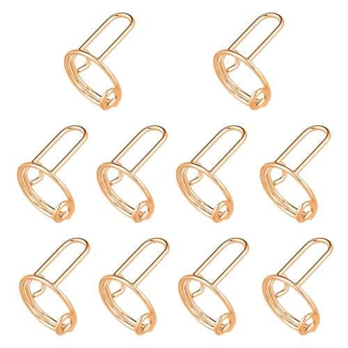 Image of 10 Pcs Nail Rings for Women, Elegant Nail Ring Set, Nail Extension Rings Premium Nail Ringsfor Daily Routine Cosplay Drama Performance and Parties