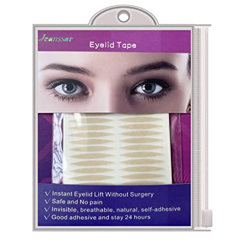 480Pcs Eyelid Tapes Invisible Eyelid lift Stripes (Sticky on one side), Medical Fiber Eyelid Stickers, Instant Eye lid Lift Without Surgery, for Hooded,Uneven, Mono-eyelids