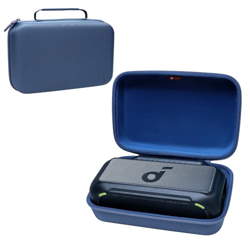XANAD Hard Case for Soundcore Boom 2/1 Outdoor Portable Bluetooth Speaker - Travel Protective Carrying Storage Case Bag(Blue)