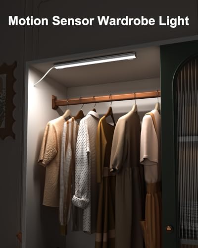 Image of ASOKO Motion Sensor Dimmable Led Under Cabinet Light, 12 inch Cool White