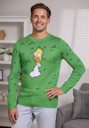 Adult The Simpsons Homer Bushes Sweater2