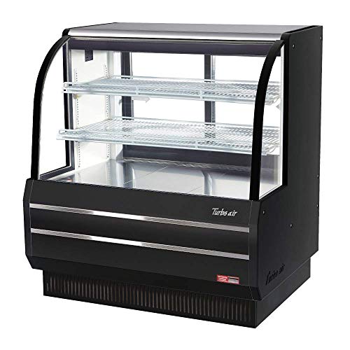 Turbo Air TCGB-48-DR - 48-Inch Curved Glass Dry Bakery Display Case
