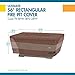 Duck Covers Ultimate Waterproof 56 Inch Rectangular Fire Pit Cover, Outdoor Firepit Cover