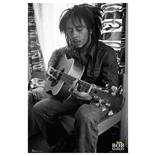 Bob Marley - Guitar Poster (24x36) PSA034002