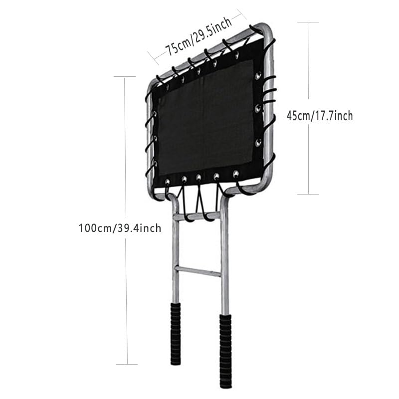 Volleyball Blocker PRO SPL2T,Blocker Pallavolo Professionale, Allenatore Blocco Big T per Schiacciare e Difendere – Struttura in Acciaio e Rete Elastiche, Portatile