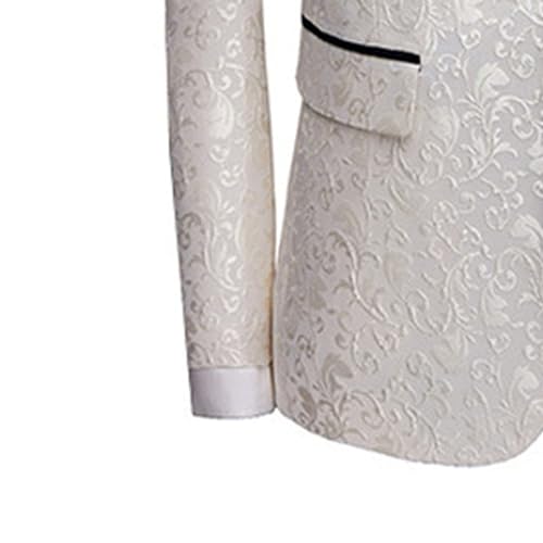 Paisley Shawl Lapel Suits Blazer Jacket Men Suit Jacket Blazer Shawl Lapel Men's Floral Tuxedo Suit Jacket3