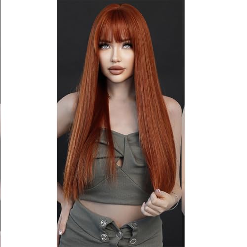 Dvbfufv Long Straight Wig For Women Daily Party Synthetic Layered
