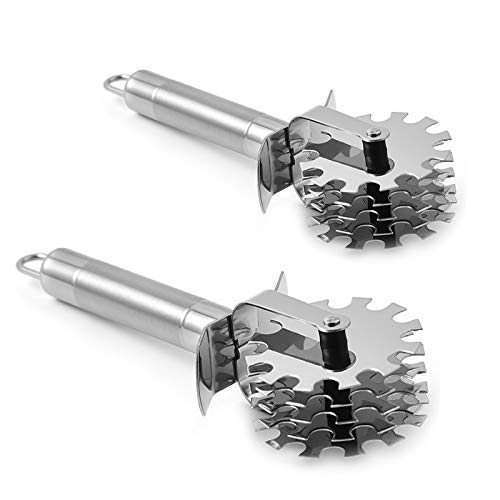 Cabilock Fleischklopfer Edelstahl - 2-tlg. Set Mit 5 Rädern Für Zartes Steak