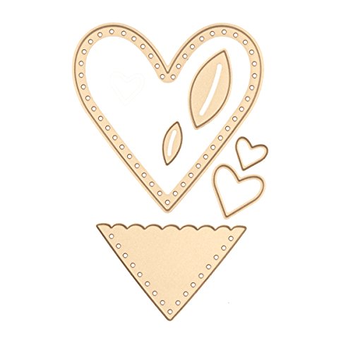 Spellbinders D-Lites Hearts Etched Dies, Brown, 17.1 x 8.9 x 0.2 cm - Image 3
