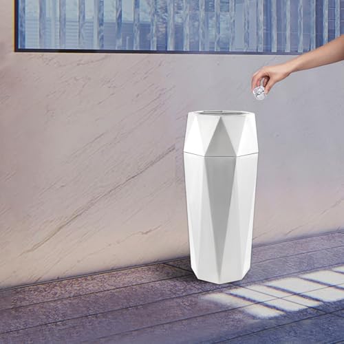 Papelera comercial exterior acero inoxidable con tapa miniatura 5