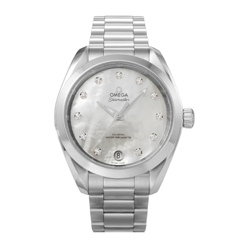 [OMEGA(オメガ)] 腕時計 シーマスター アクアテラ 150M 自動巻 15気圧防水 サファイアガラス ホワイトパール文字盤 220.10.34.20.55.001 レディース [並行輸入品]