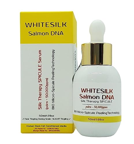 WhiteSilk(Upgrade) PDRN Vitamin E(10%) + (T1) Collagen Rejuvenating Ampoule Stick (Face, Eye and Body) for Flawless, Radiant, Moisturized, Youthful Skin (0.33oz)