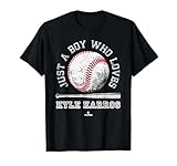 Boy Who Loves Kyle Karros Prospect Baseball Fan Gear T-Shirt