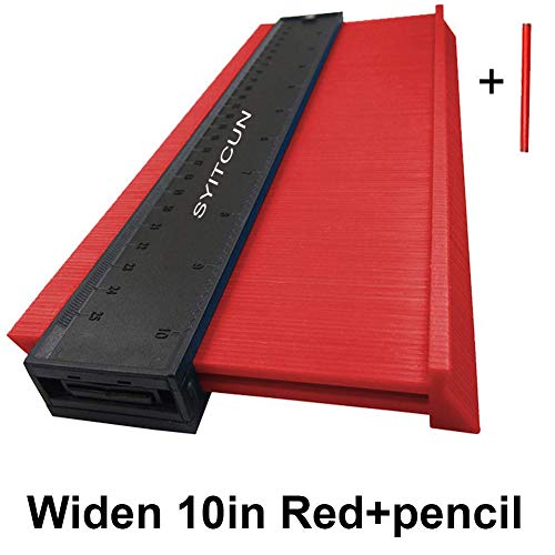 Widen Contour Gauge 10 Inch Irregular Profile Duplicator for Woodwork Shape Tracing Template