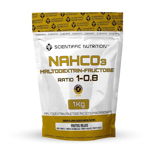 Scientiffic Nutrition - NAHCO 3, Pre Entrenamiento de Carbohidratos y Bicarbonato de Sodio, Aumenta la Energía y Reduce la Acidificación de PH - 1kg.