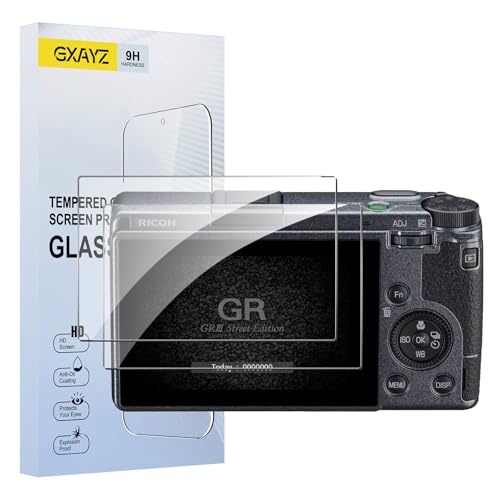 �y2���z�u���{���Ɏq �d�x9H�v�K���X�t�B���� Ricoh GR3 / GR3X �p �ی�t�B���� �����K���X �t����ʕی�C�����ߗ�/�C�A�[���C�w��h�~/�Ռ��z���@�\�t�ی�A�ȒP�\��t���K�C�h�g�t��
