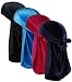 Velvet Durags for Men Waves 2/4 Pair Extra Long-Tail Du-rag Multiple Colors Du rags for Waves(Durag Velevt-Black+Navy blue+Red+Royalblue,4 Pair, One Size Fit Most)