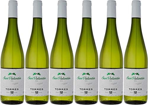 San Valentín, Vino Blanco – 6 botellas de 75 cl, Total: 4500 ml San Valentín, Vino Blanco – 6 botellas de 75 cl, Total: 4500 ml