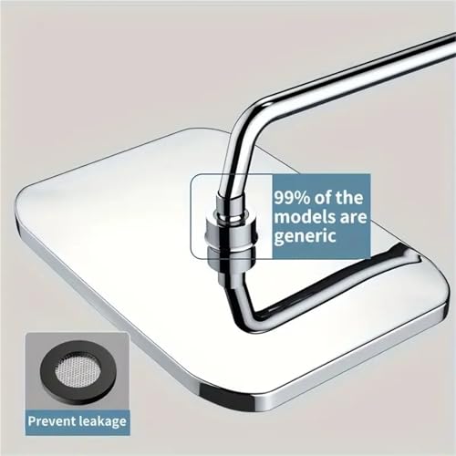 Pommeau de douche carré haute pression pour optimiser le débit d'eau du kit maison - 7