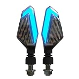 Mode : clignotant de moto Moderne, simple, fonctionnel, le montage encastré simple suit le rythme de la marée et montre un goût discret et réservé, ce clignotant unique rehaussera l'apparence de votre moto bien-aimée.